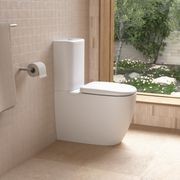 Contura II Cleanflush® Wall Faced Close Coupled BI Suite | Matte White gallery detail image