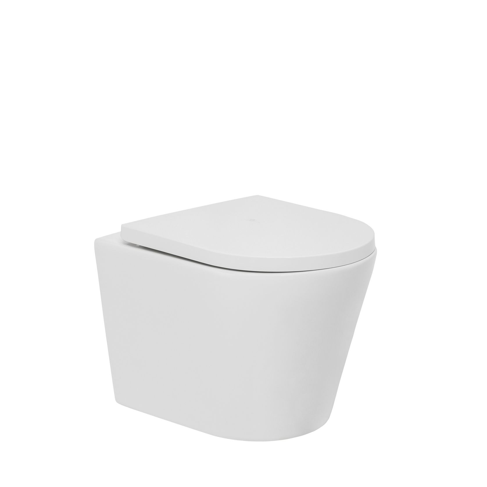 Venezia Wall Hung Rimless Toilet Pan With Seat gallery detail image