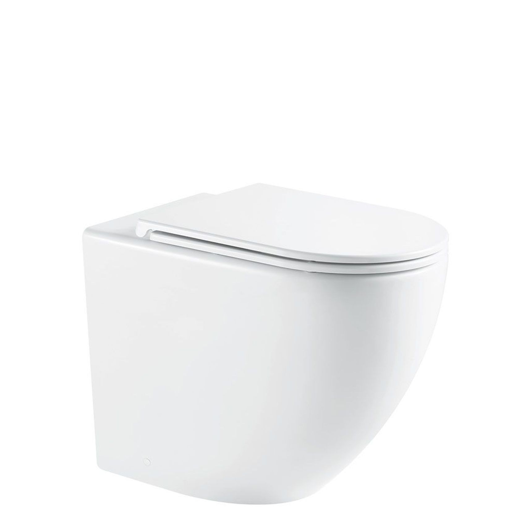 Alix Ambulant Wall-Faced Toilet Suite, Gloss White gallery detail image