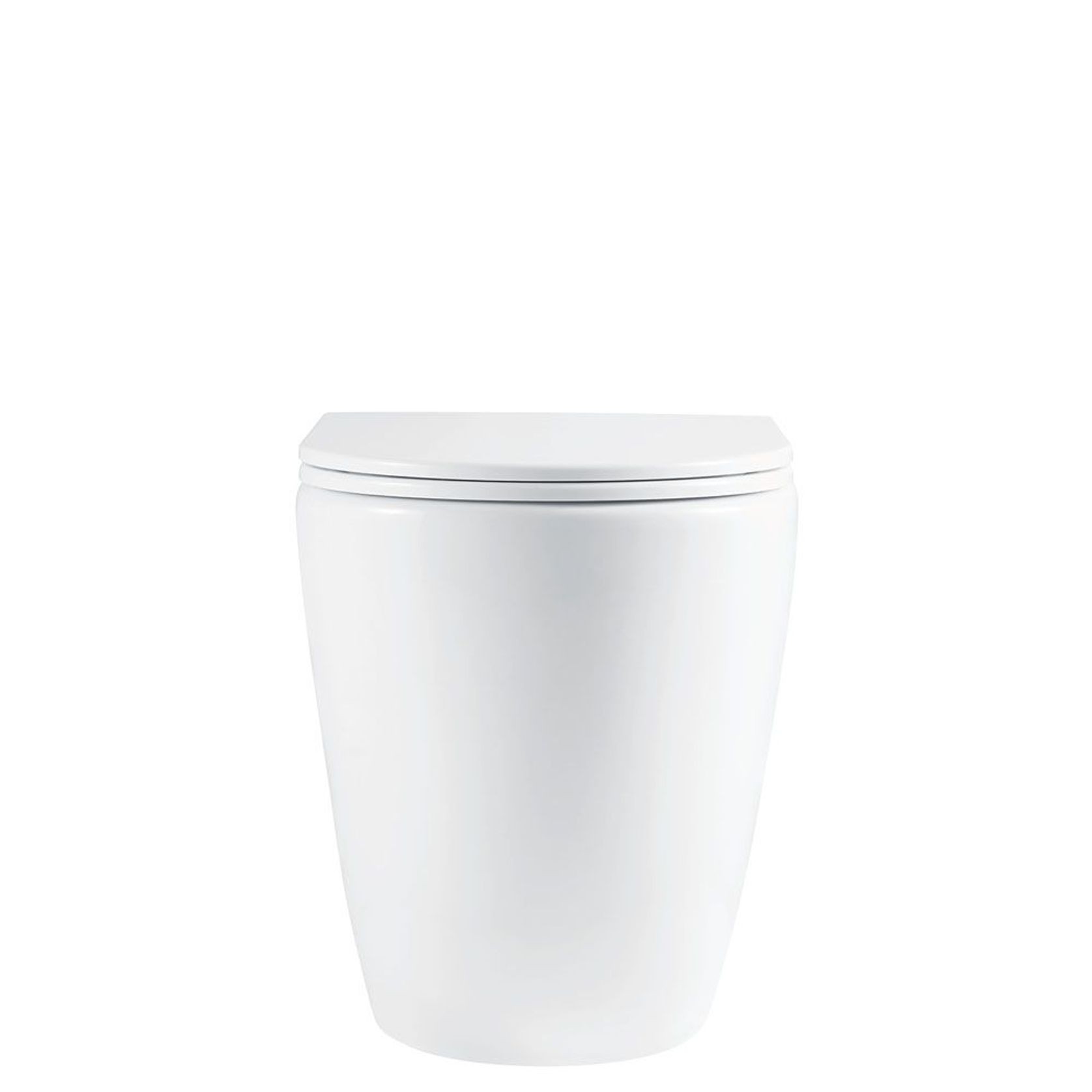 Alix Ambulant Wall-Faced Toilet Suite, Gloss White gallery detail image