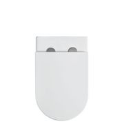 Alix Ambulant Wall-Faced Toilet Suite, Gloss White gallery detail image