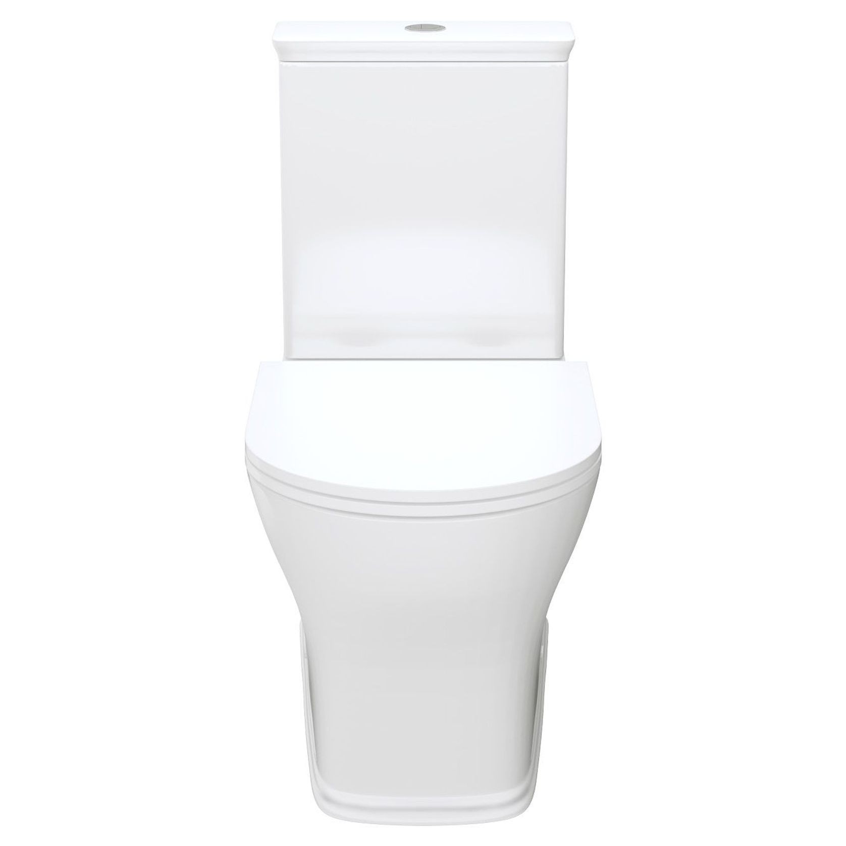 Lillian Tornado Flush Back-To-Wall Toilet, Slim Seat gallery detail image