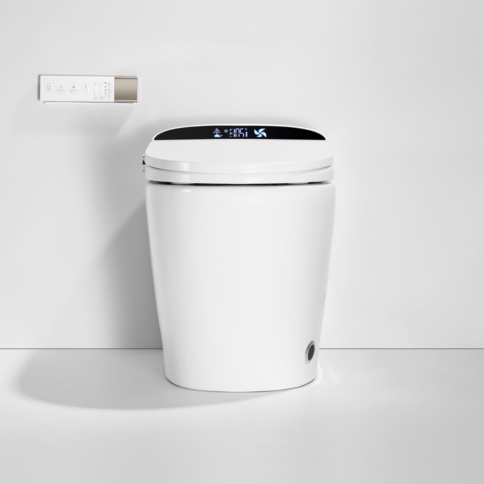 Smart Toilet White Free Arrangement gallery detail image