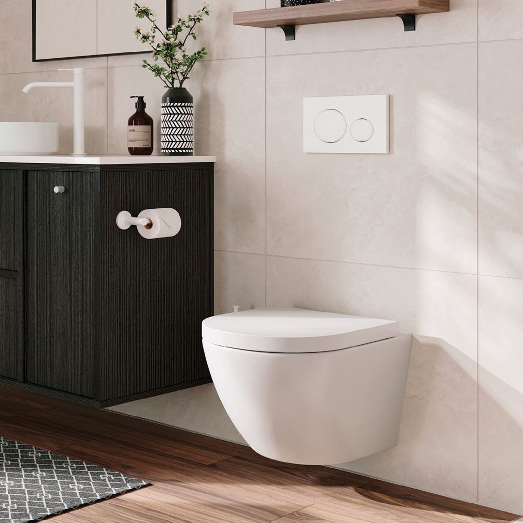 Koko Tornado Flush Wall Hung Toilet Suite gallery detail image