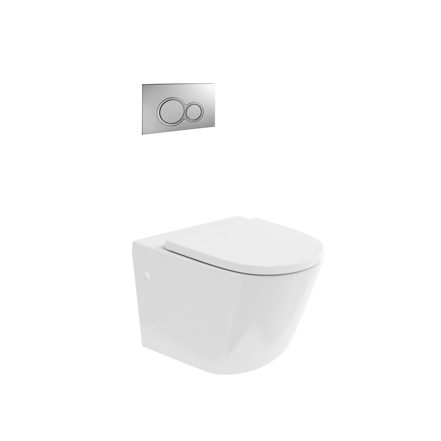 Sphere Easy Height Rimless Wall-Hung Toilet Suite gallery detail image