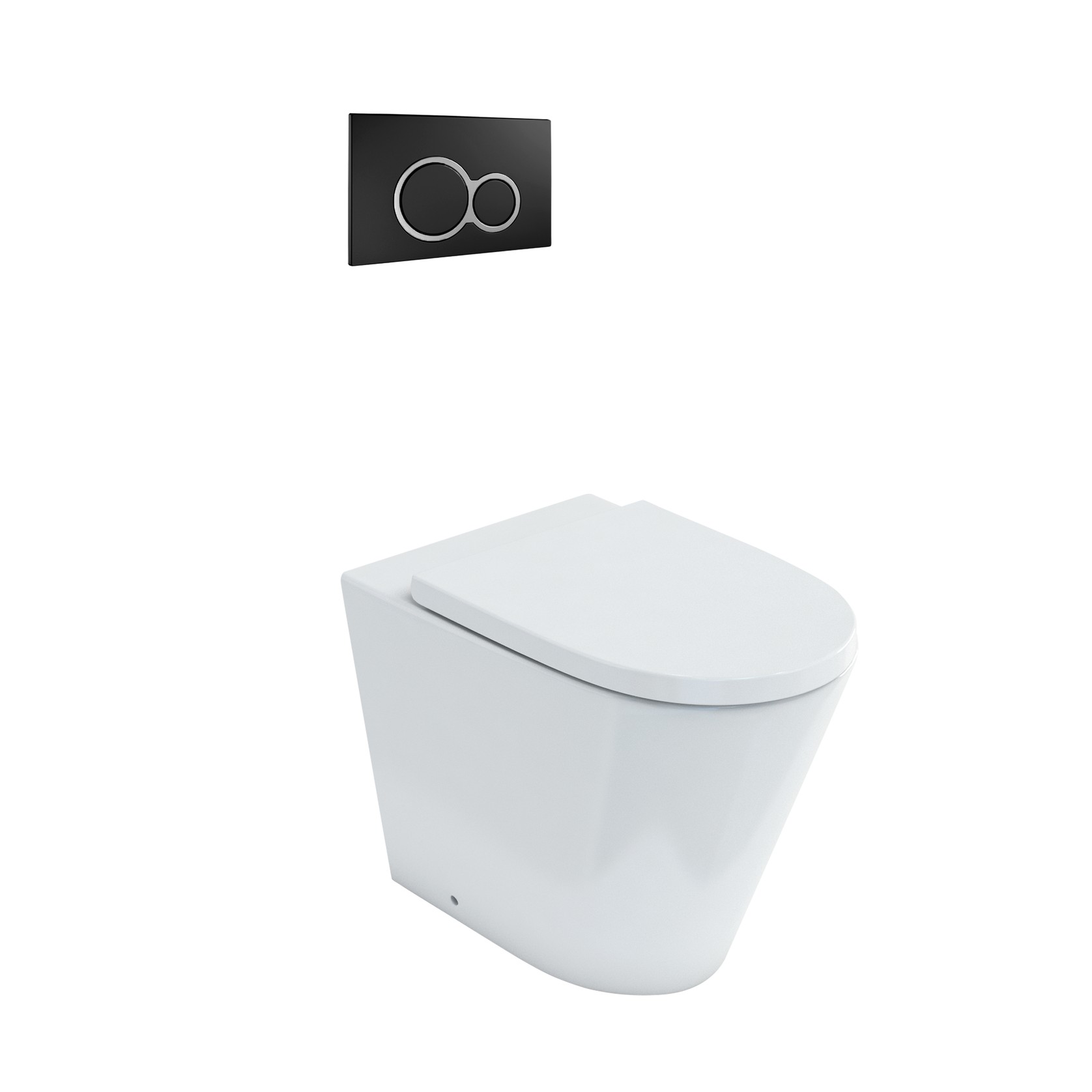 Sphere Easy Height Rimless Wall-Faced Toilet Suite gallery detail image