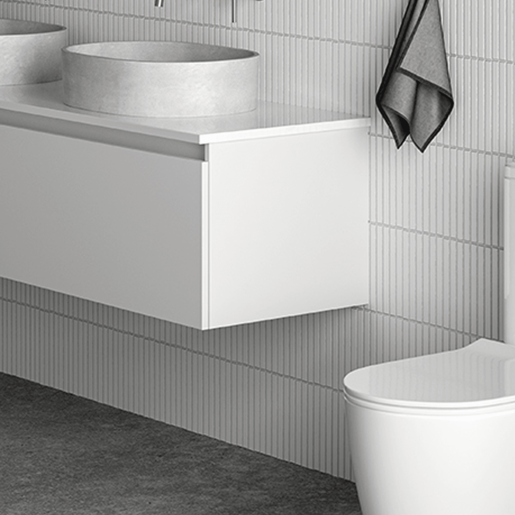 Uno Overheight CC Btw Toilet Suite gallery detail image