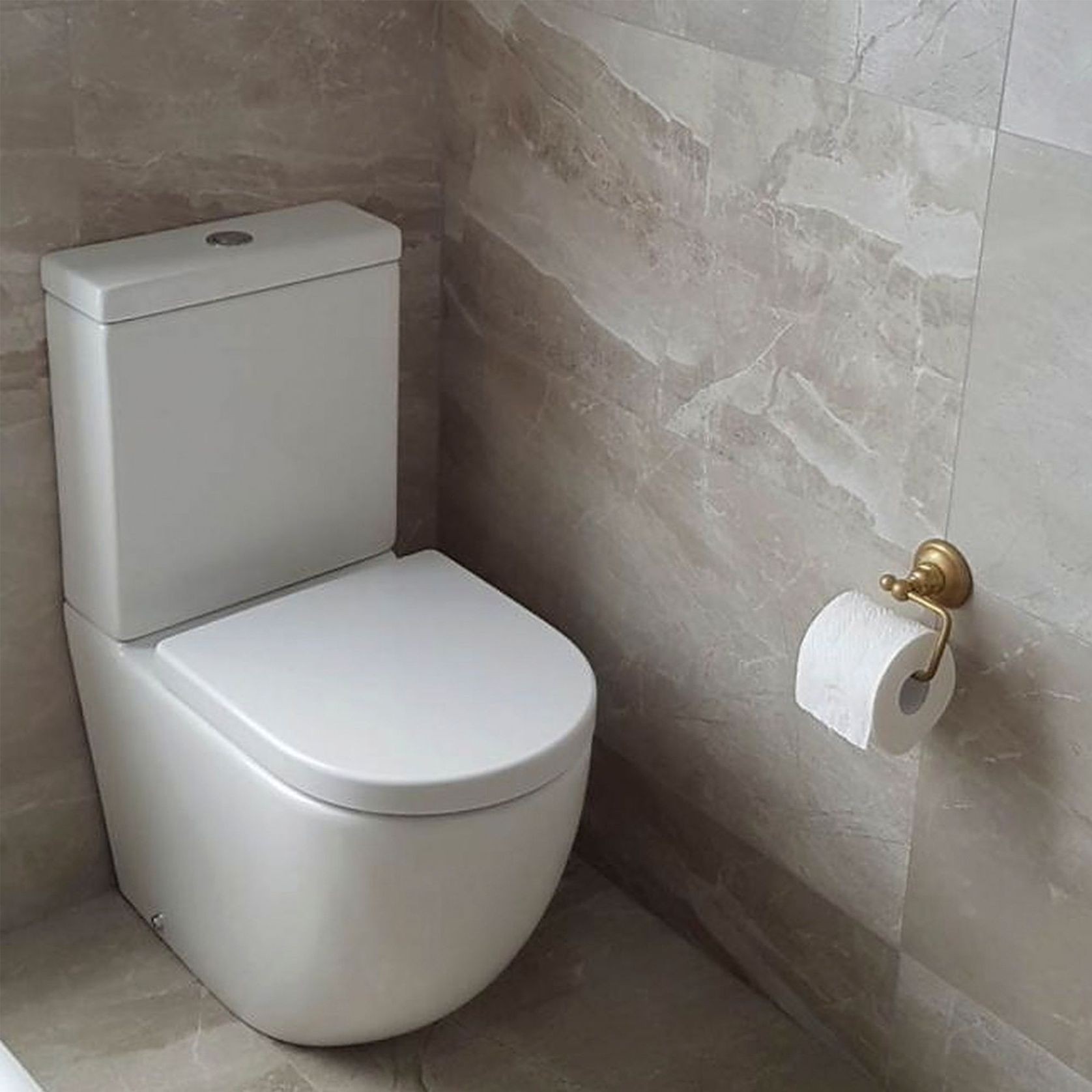 Zen Rimless Back To Wall Toilet Suite Standard Seat gallery detail image