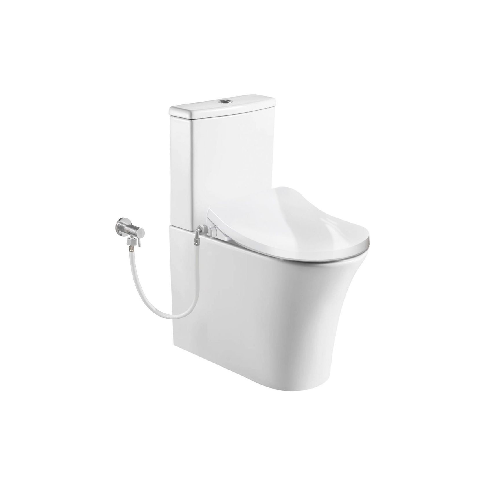 Reflex Rimless Back To Wall Toilet with Bidet Seat gallery detail image