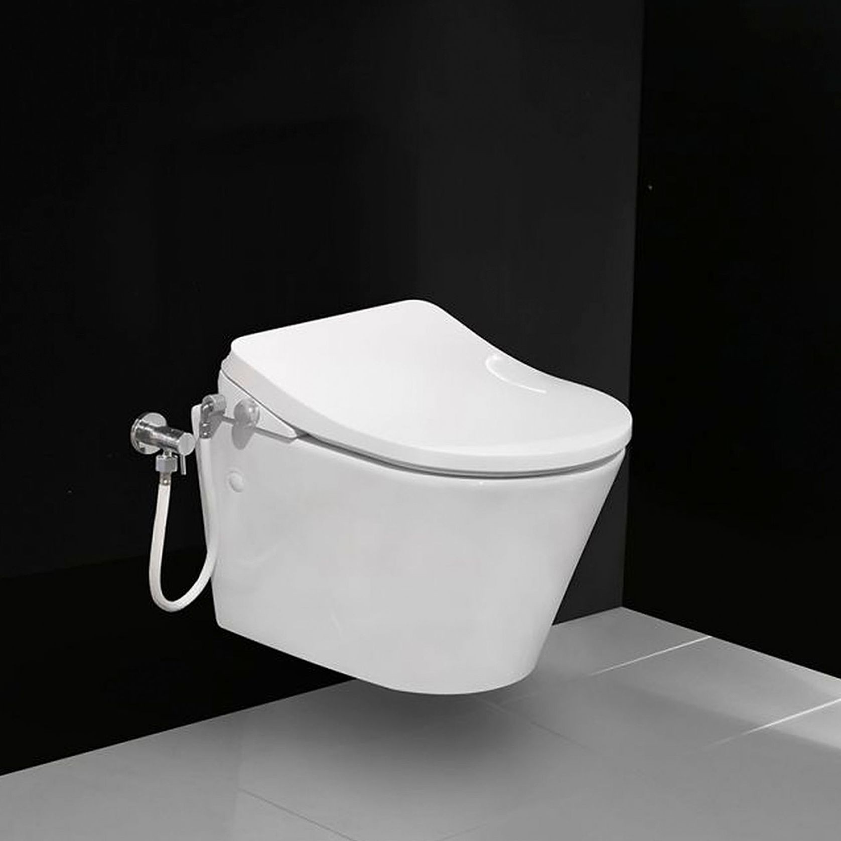 Evo Wall Hung Toilet with Bidet Seat gallery detail image