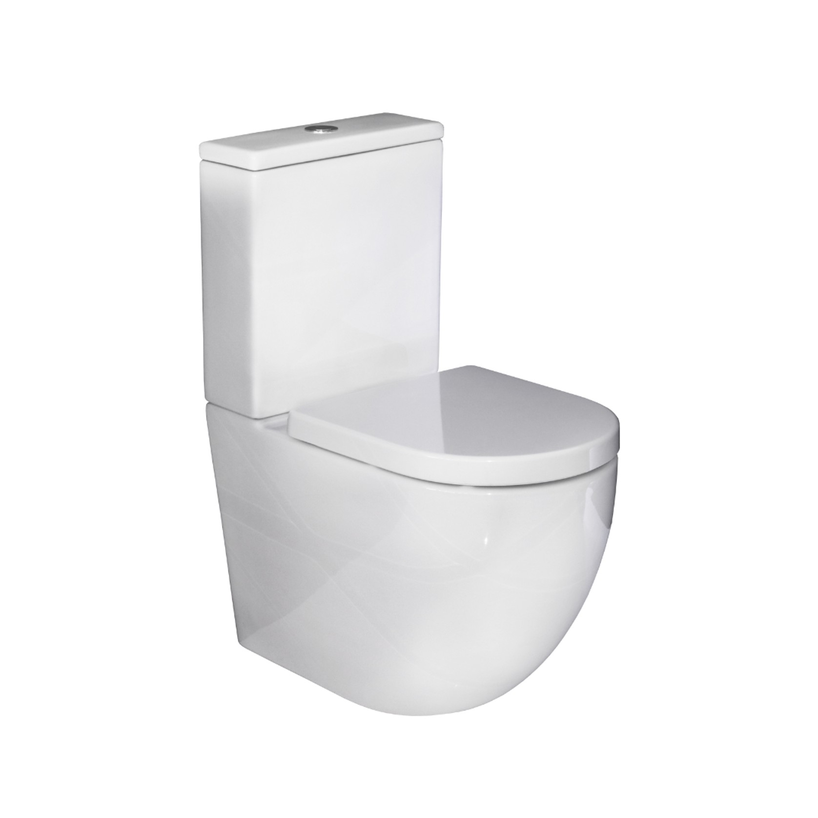 Zen Rimless Back To Wall Toilet Suite Standard Seat gallery detail image