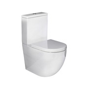 Zen Rimless Back To Wall Toilet Suite Standard Seat gallery detail image