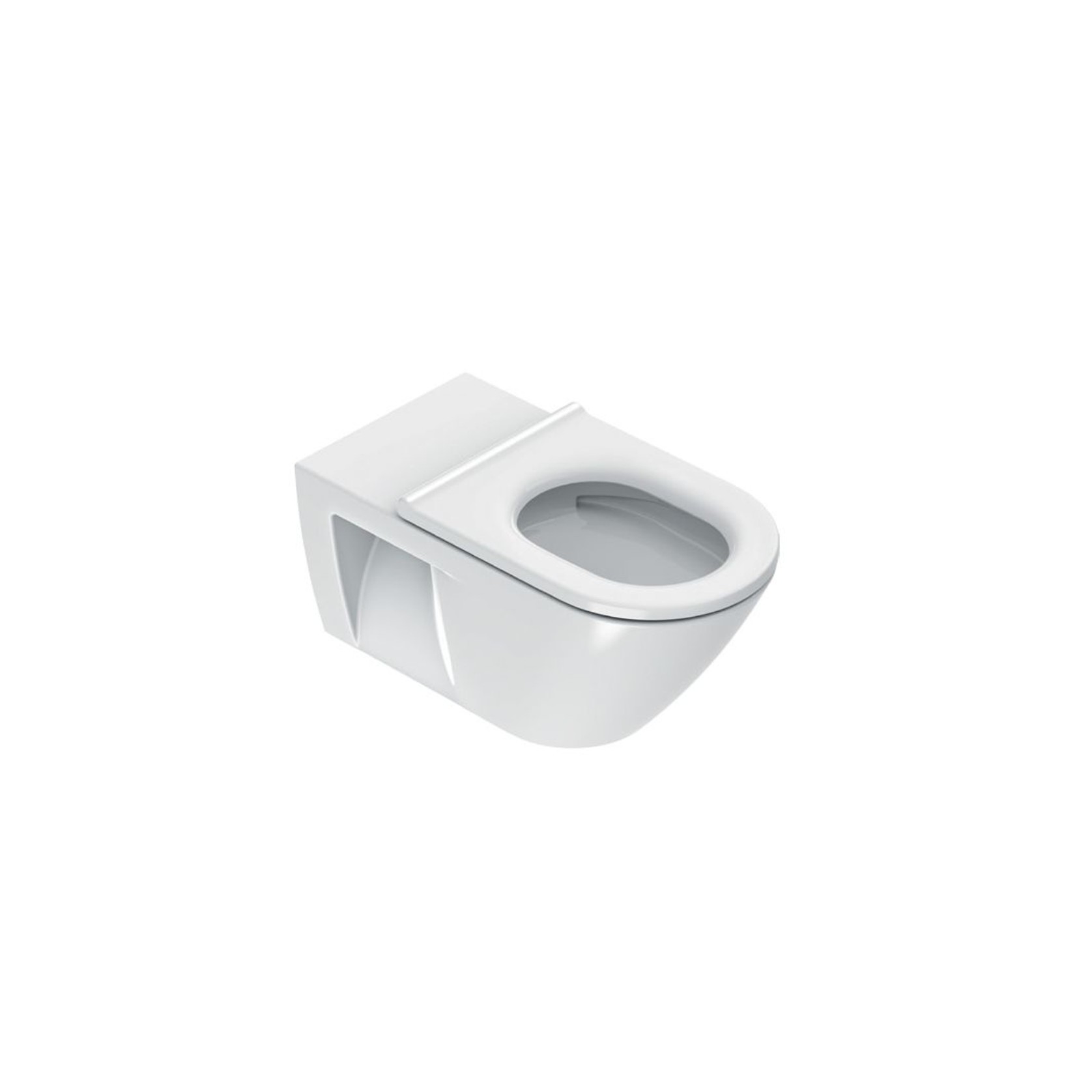 Sfera 70 Rimless Wall Hung Toilet With White Seat Ring gallery detail image