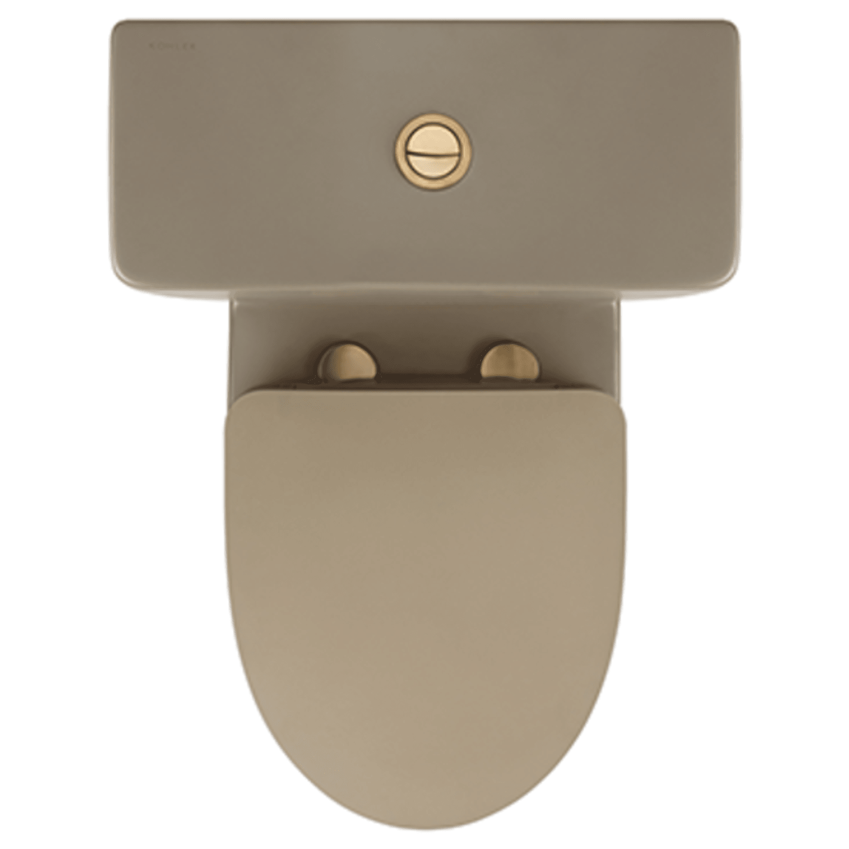 Grande Back to Wall Toilet Suite - Cashmere gallery detail image