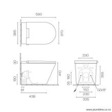 Axent.One Plus Floor Mount Intelligent Shower Toilet gallery detail image