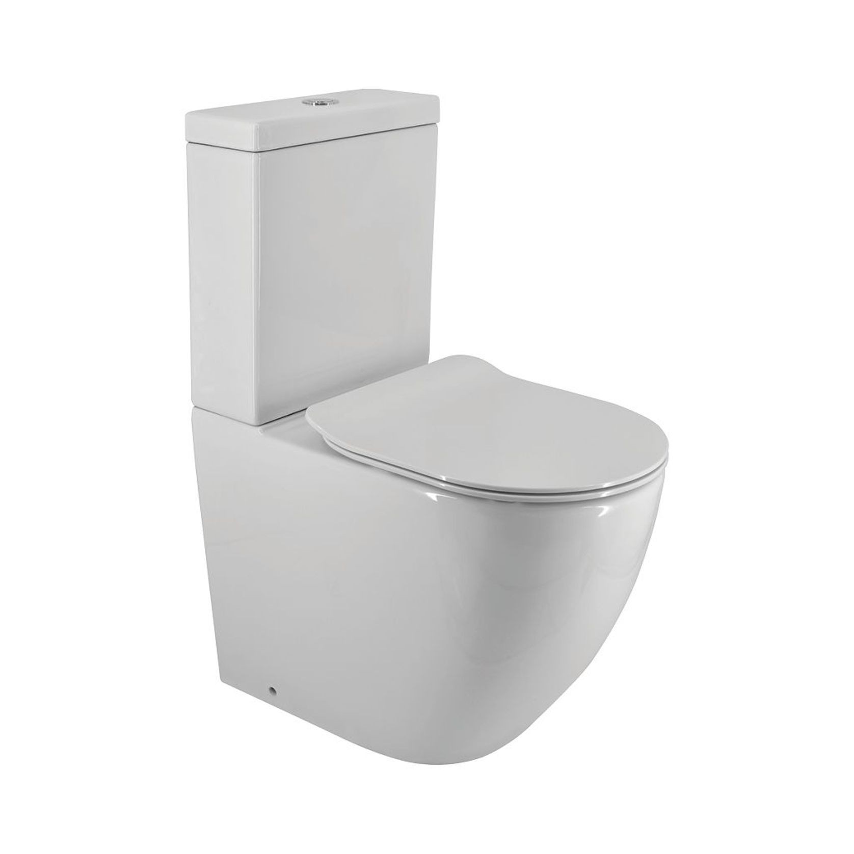 Zen Rimless Back To Wall Toilet Suite Slim Seat gallery detail image