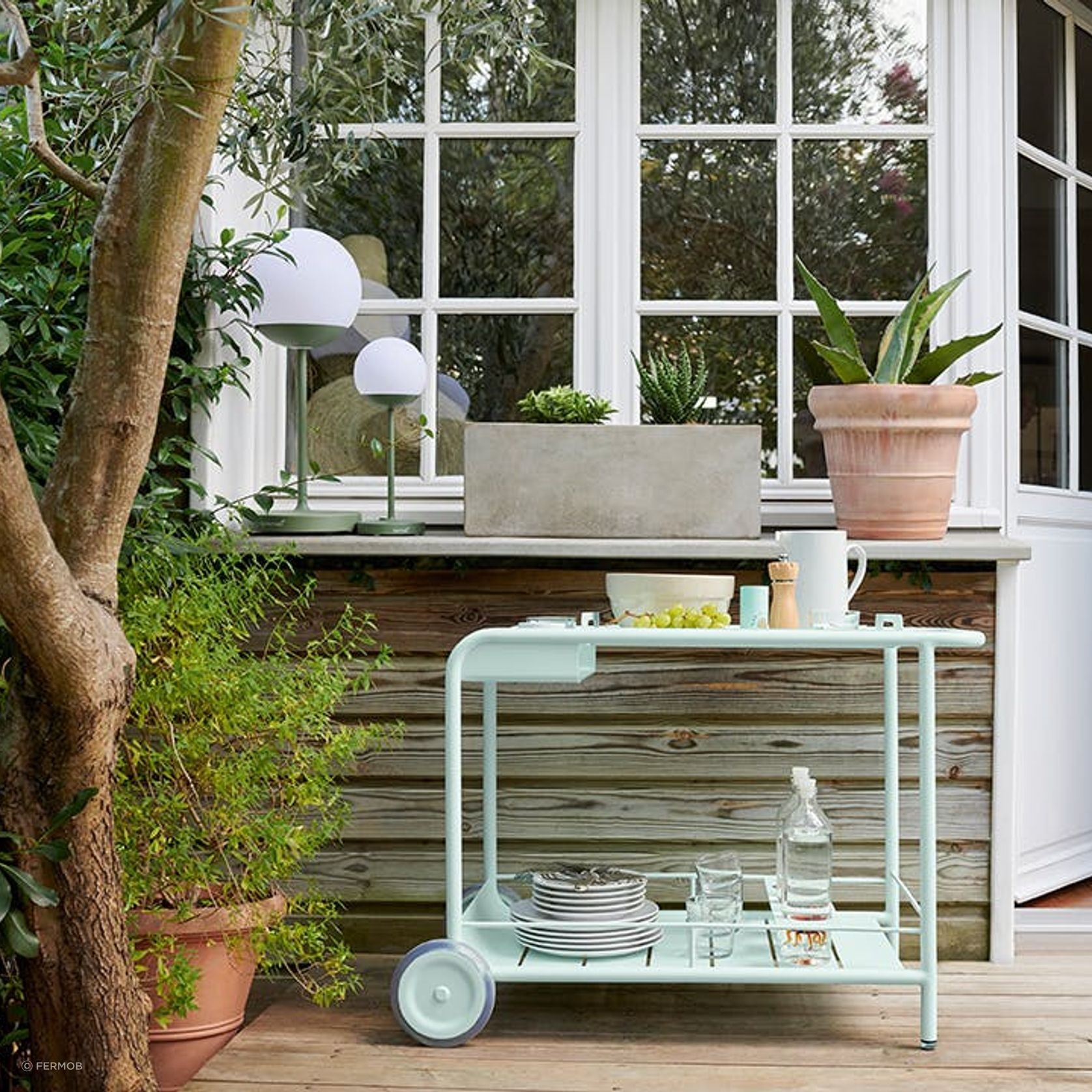 Luxembourg Bar Trolley by Fermob gallery detail image