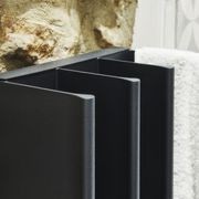 Gordon Heated Towel Rail | Dark Grey gallery detail image