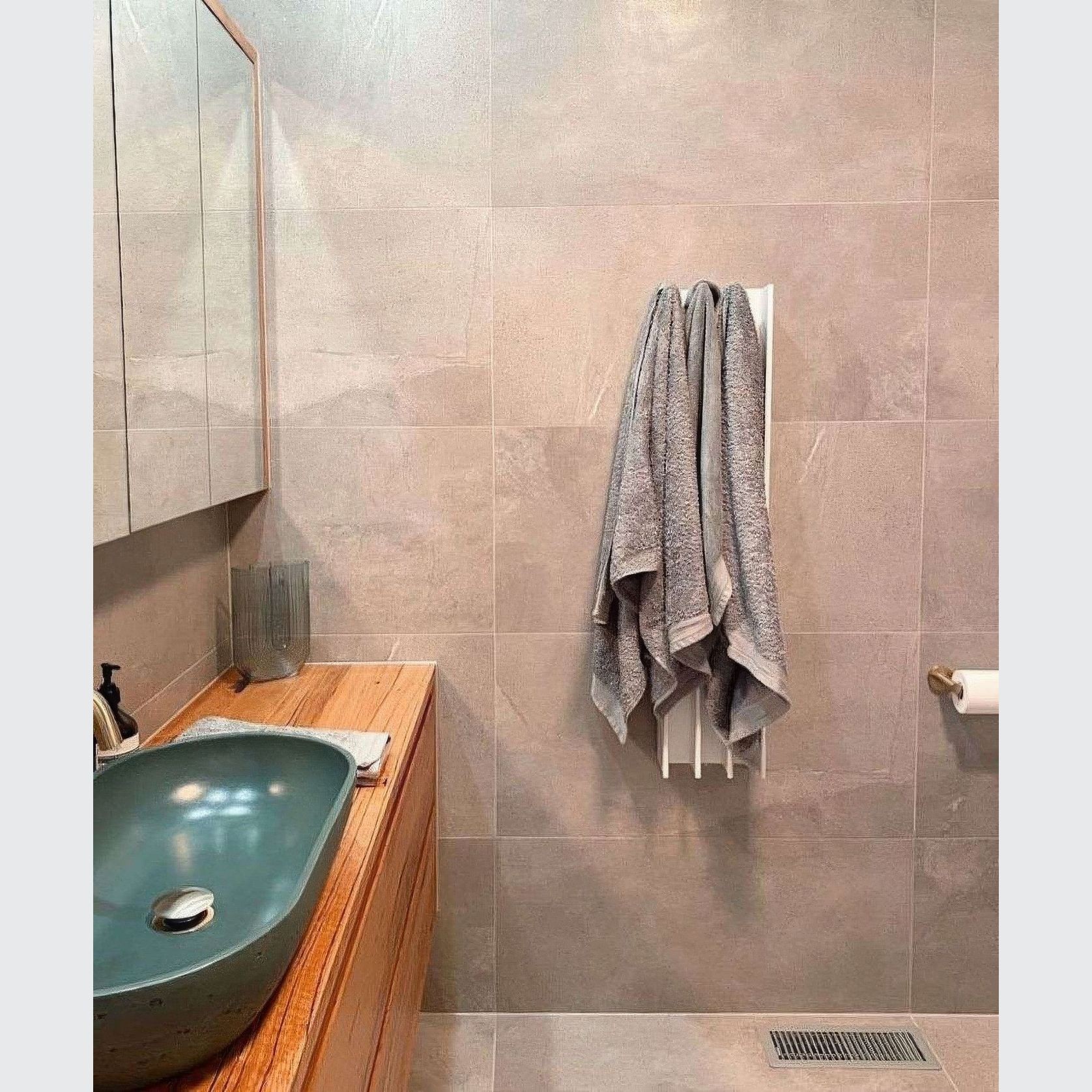 Gordon Heated Towel Rail | White gallery detail image