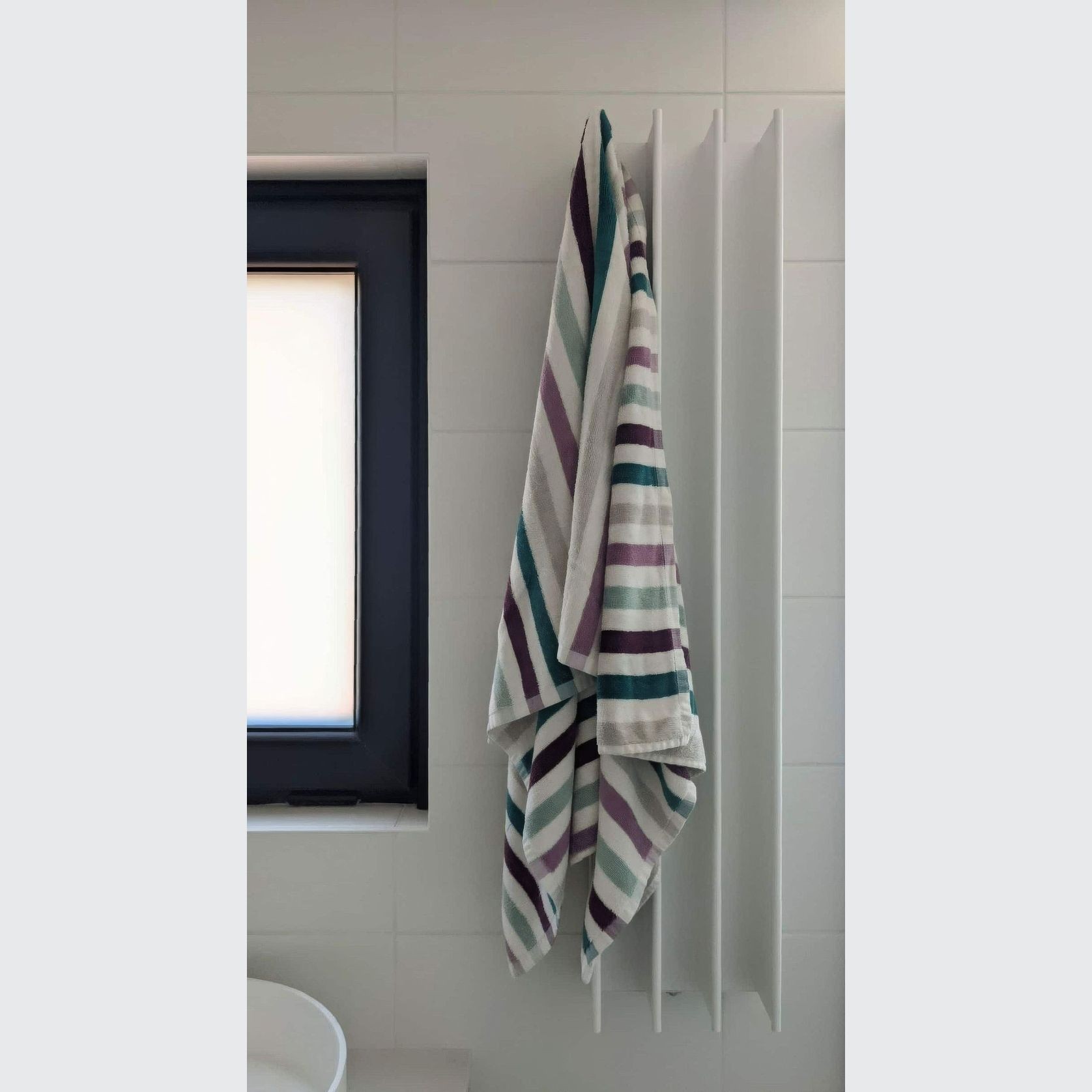 Gordon Heated Towel Rail | White gallery detail image