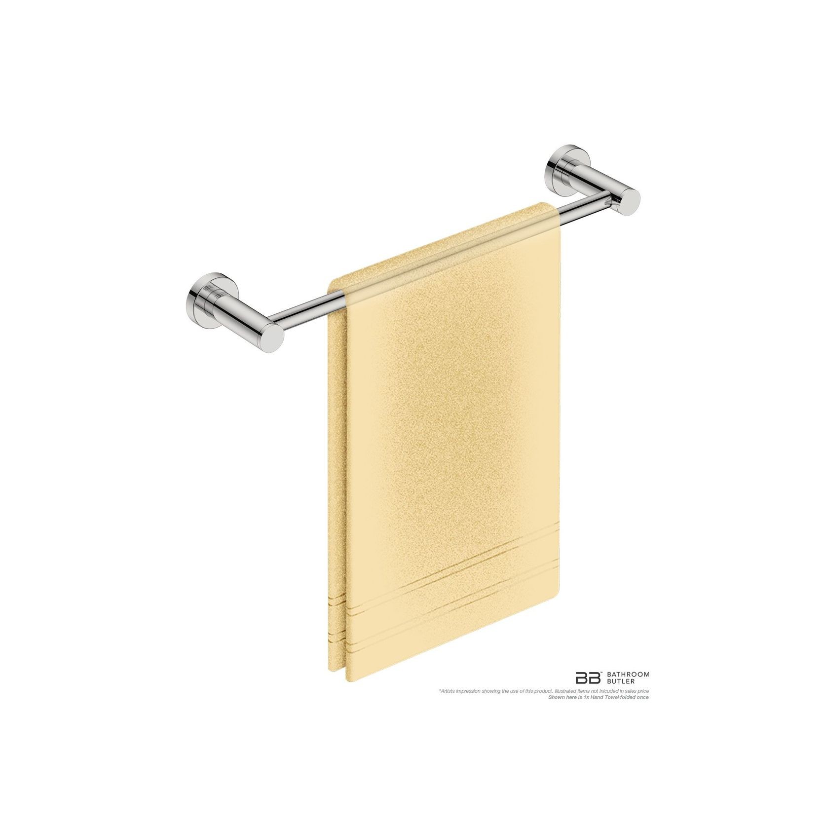 Single Towel Rail 430mm - 4600 Series Number 4670 gallery detail image