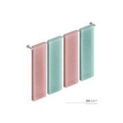 Single Towel Rail 1100mm - 4600 Series Number 4678 gallery detail image