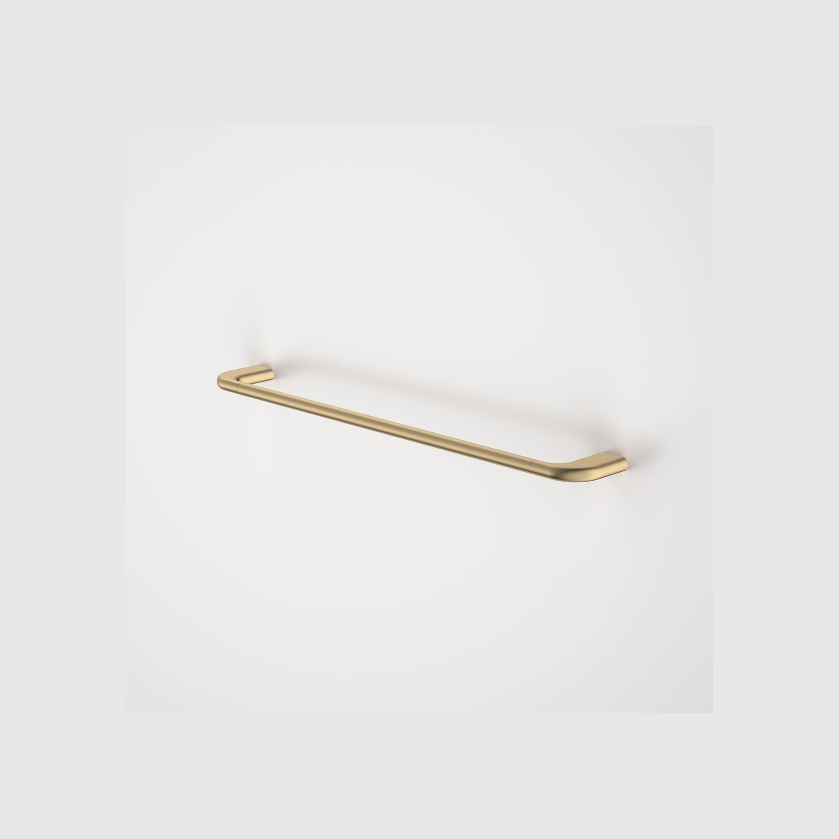 Contura II 620mm Single Towel Rail | Brushed Brass gallery detail image