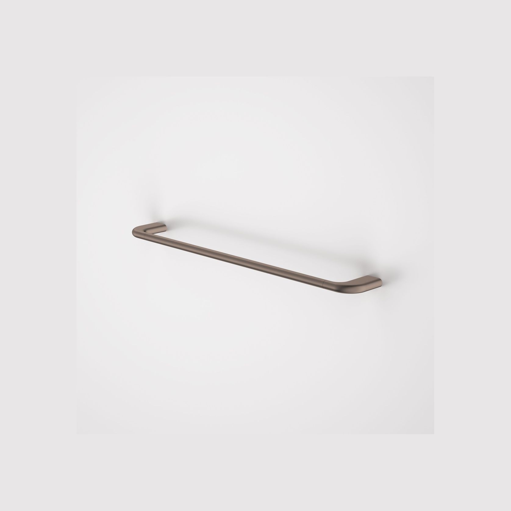 Contura II 620mm Single Towel Rail  | Brushed Bronze gallery detail image