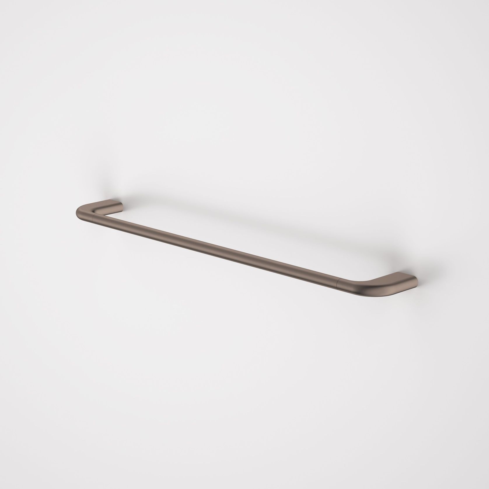 Contura II 620mm Single Towel Rail  | Brushed Bronze gallery detail image