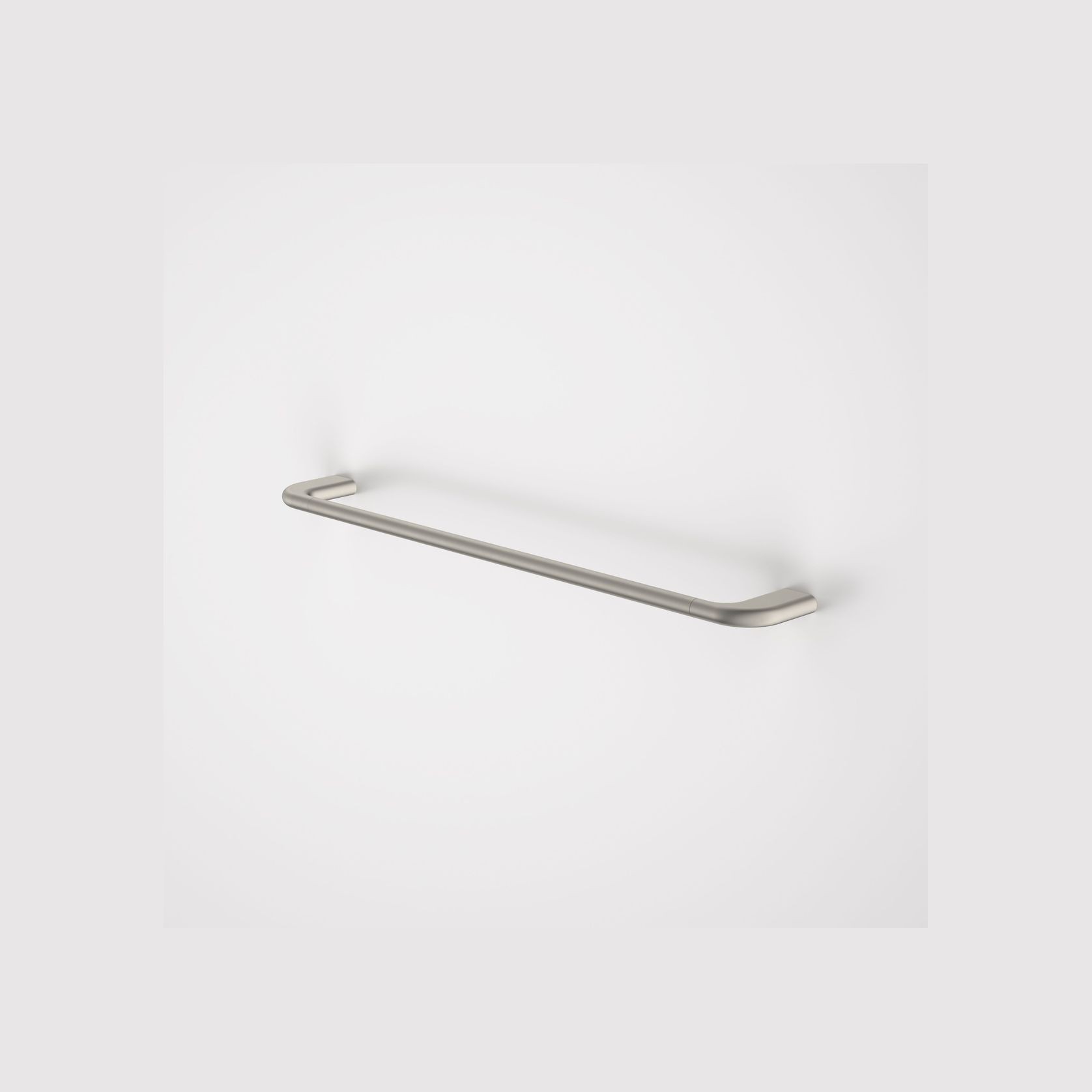 Contura II 620mm Single Towel Rail | Brushed Nickel gallery detail image
