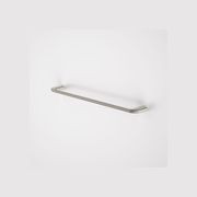 Contura II 620mm Single Towel Rail | Brushed Nickel gallery detail image