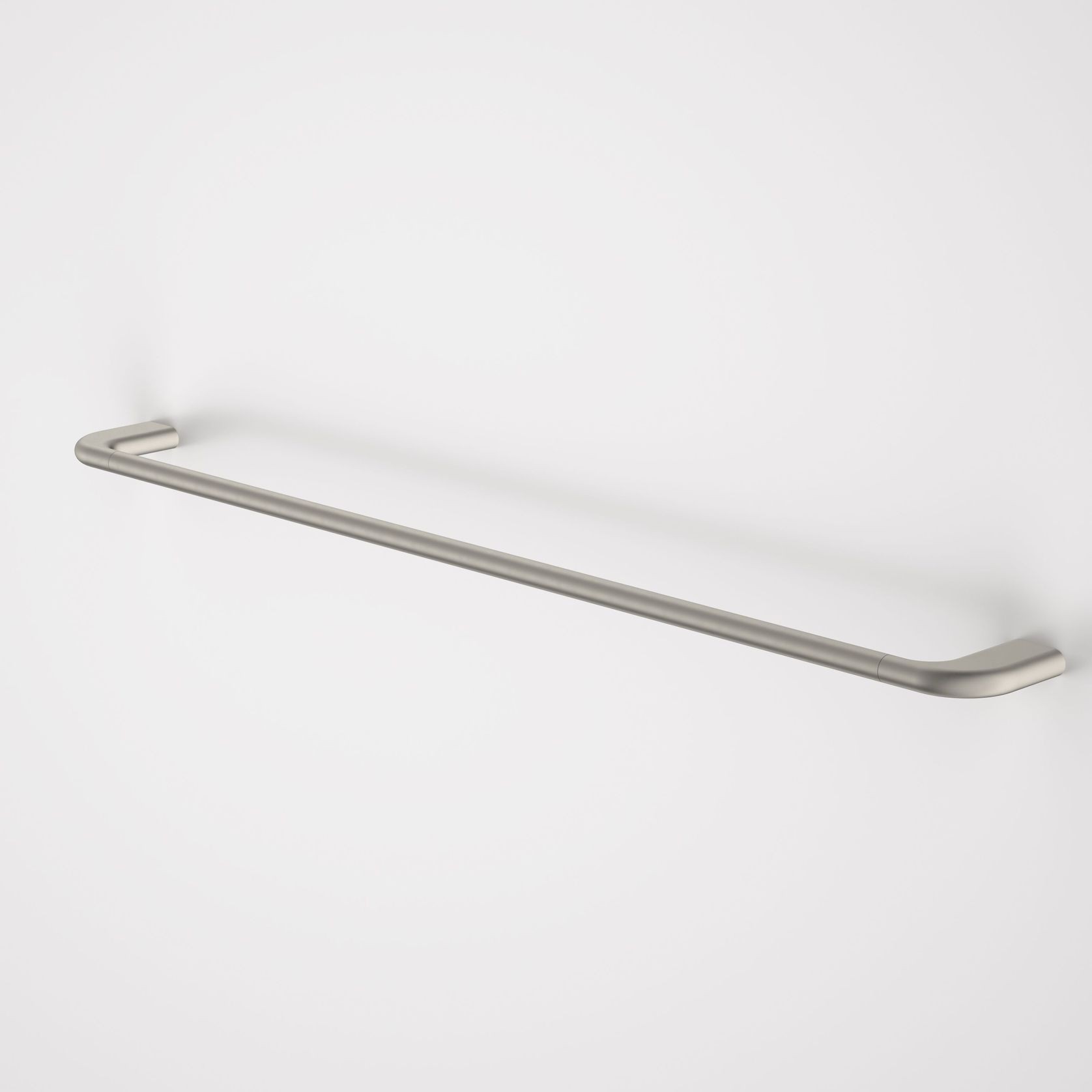 Contura II 820mm Single Towel Rail | Brushed Nickel gallery detail image
