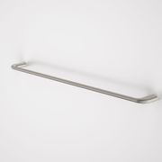 Contura II 820mm Single Towel Rail | Brushed Nickel gallery detail image