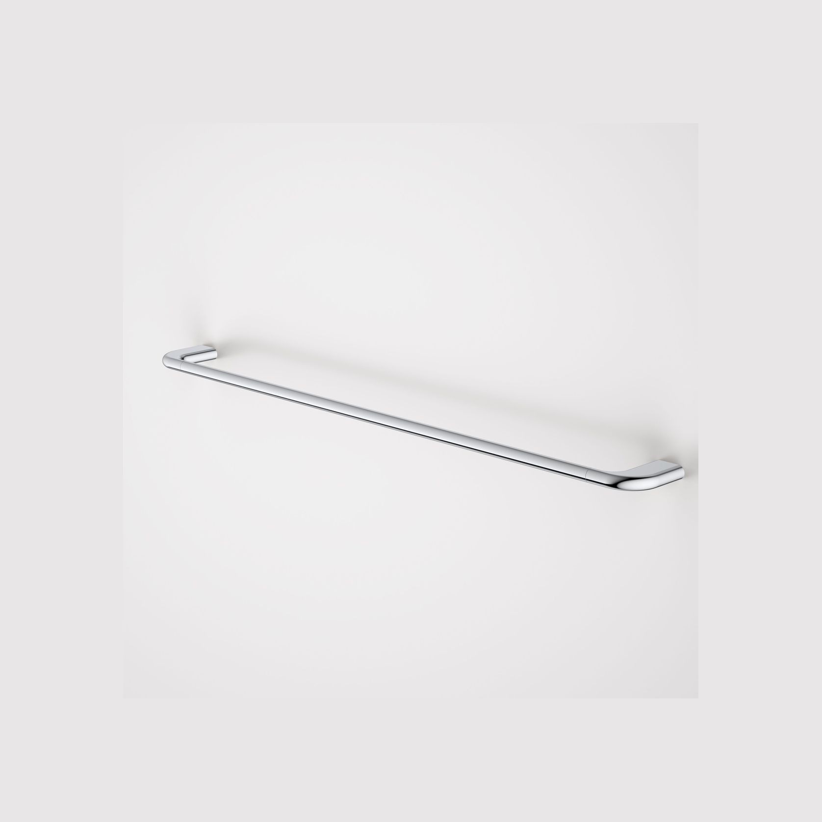 Contura II 820mm Single Towel Rail | Chrome gallery detail image