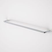 Contura II 820mm Single Towel Rail | Chrome gallery detail image