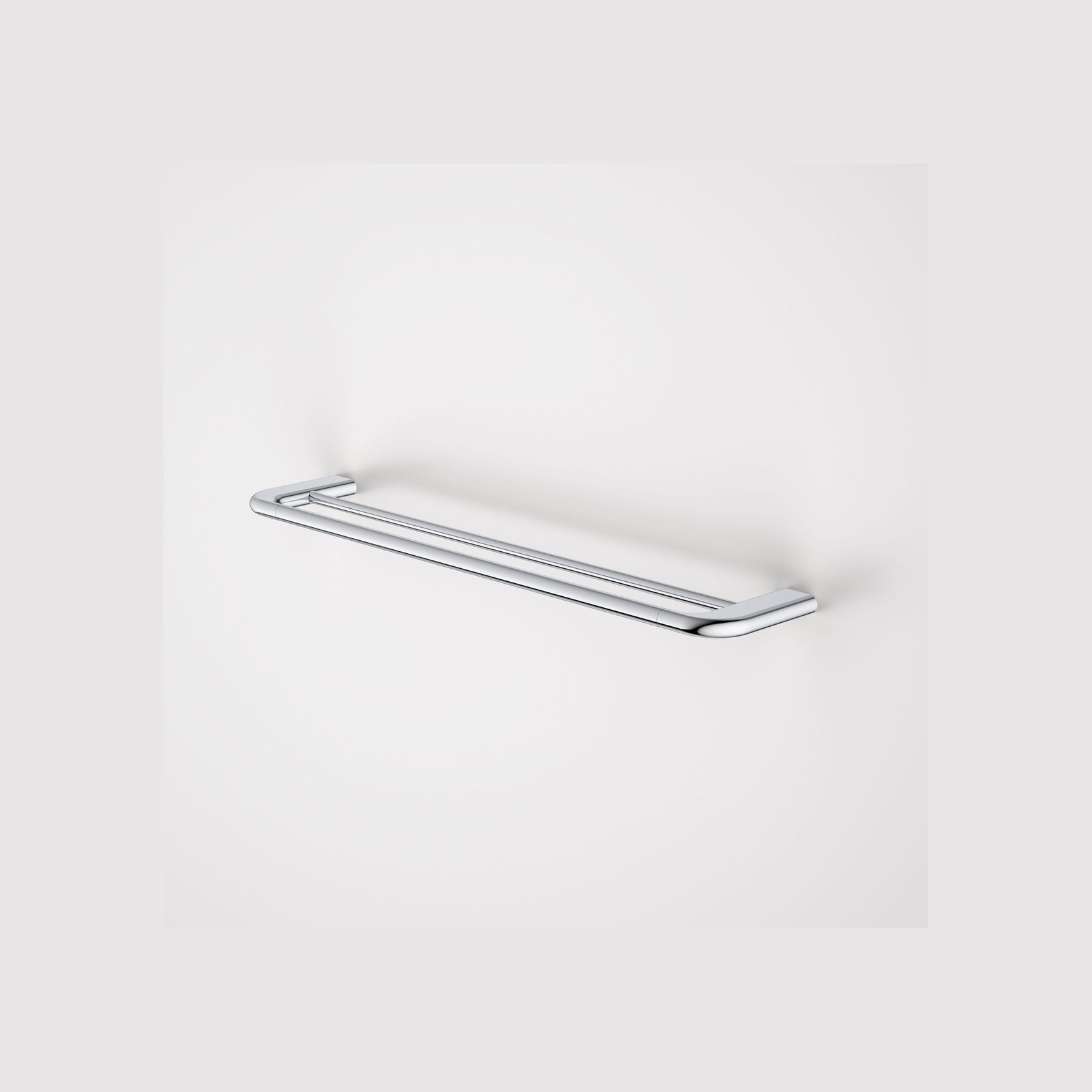 Contura II 620mm Double Towel Rail  | Chrome gallery detail image