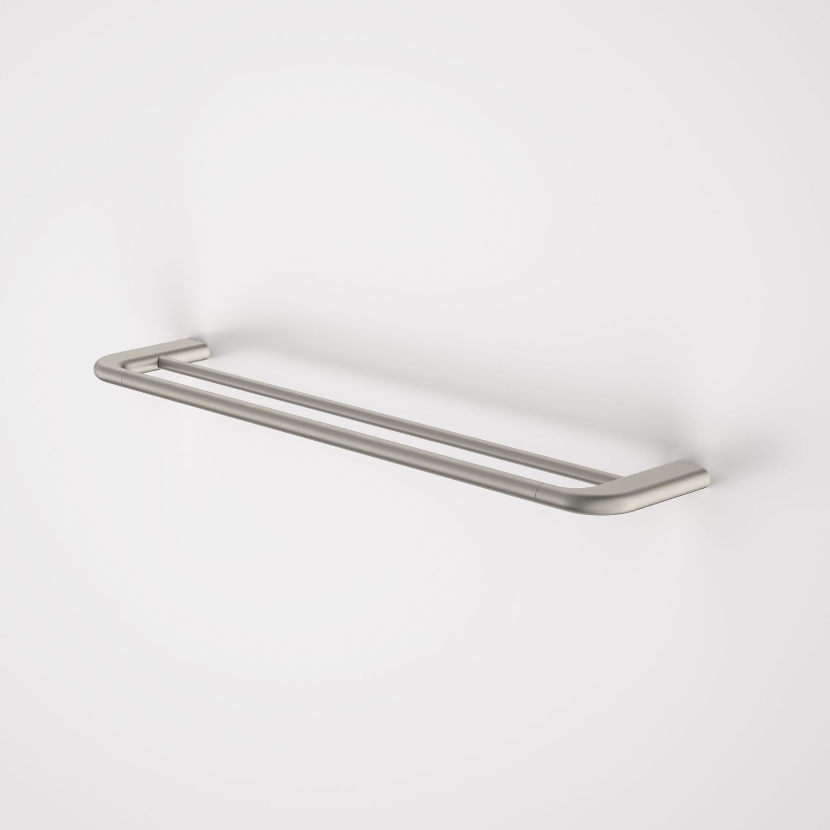Contura II 620mm Double Towel Rail  | Brushed Nickel gallery detail image