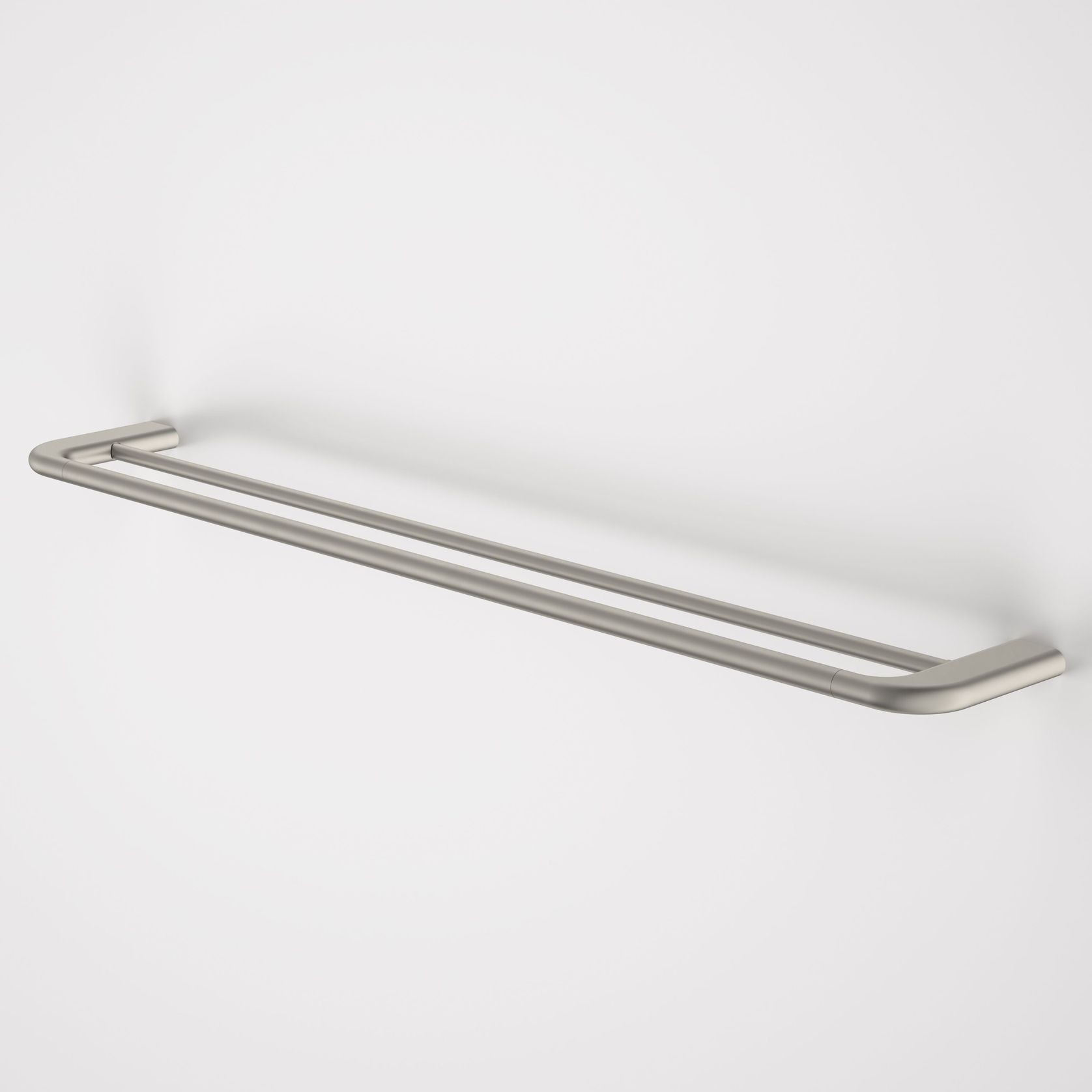 Contura II 820mm Double Towel Rail  | Brushed Nickel gallery detail image