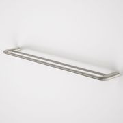 Contura II 820mm Double Towel Rail  | Brushed Nickel gallery detail image