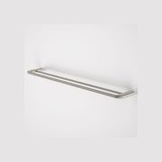 Contura II 820mm Double Towel Rail  | Brushed Nickel gallery detail image