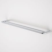 Contura II 820mm Double Towel Rail  | Chrome gallery detail image