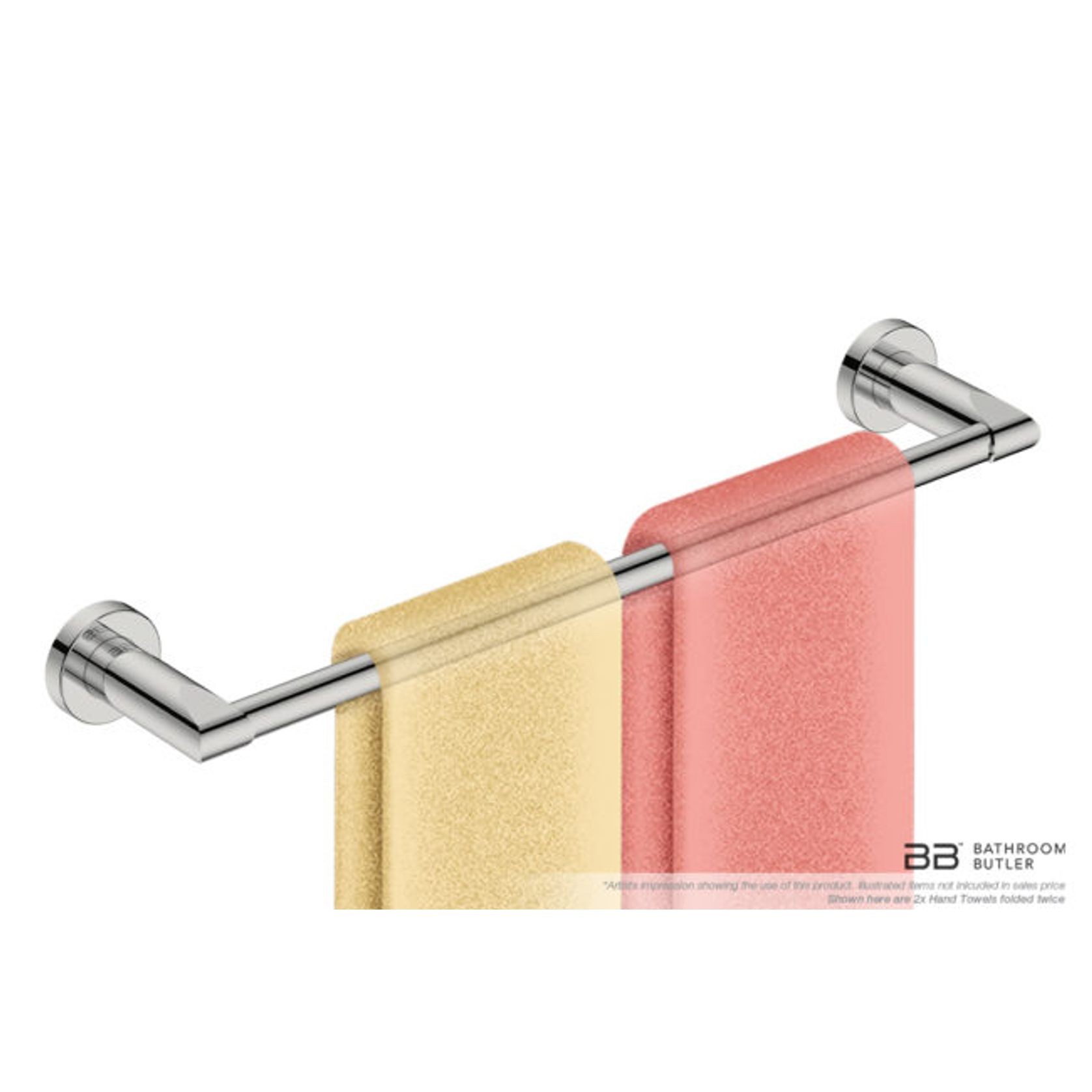 Single Towel Rail 430mm - 8200 Series Number 8270 gallery detail image