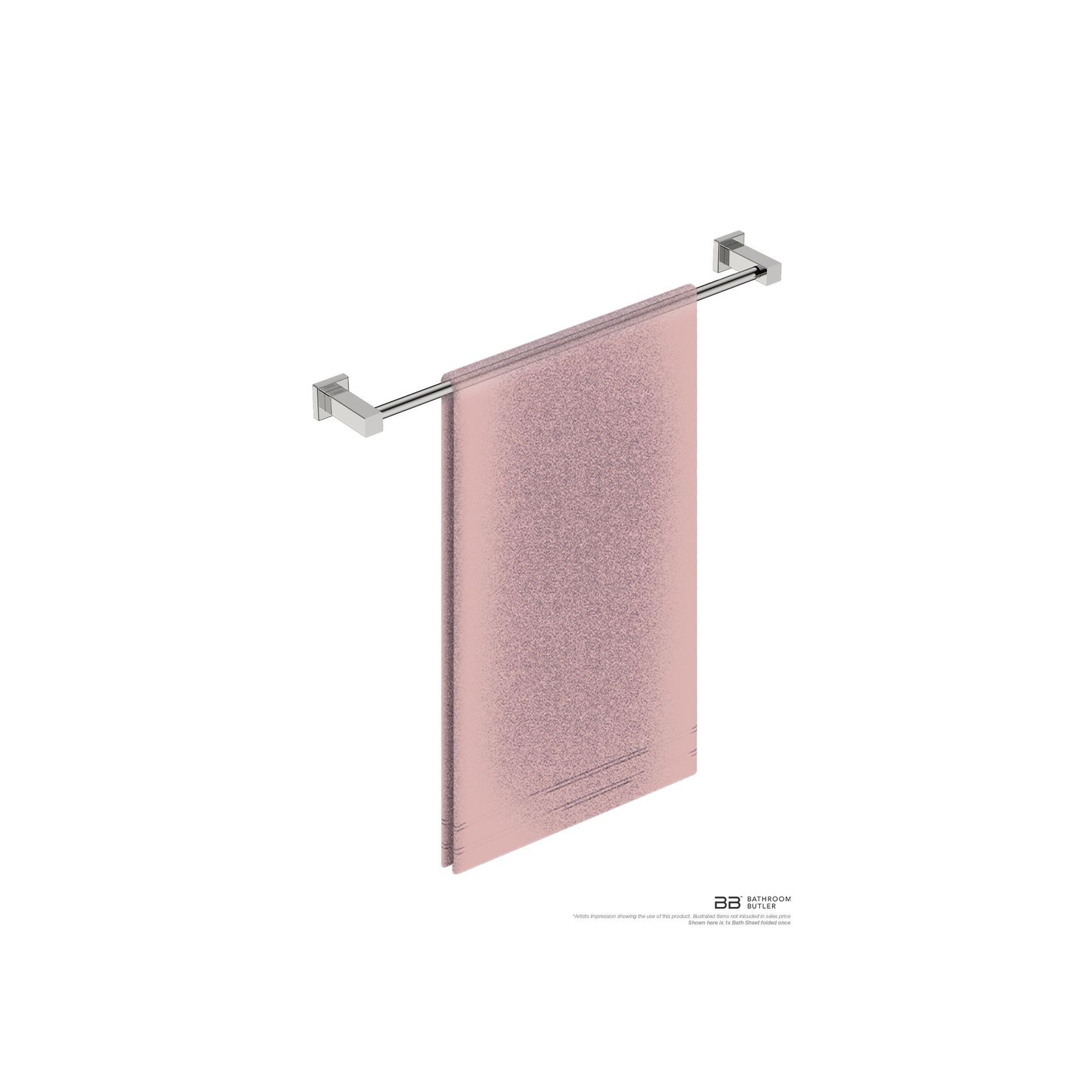 Single Towel Rail 650mm - 8500 Series Number 8572 gallery detail image