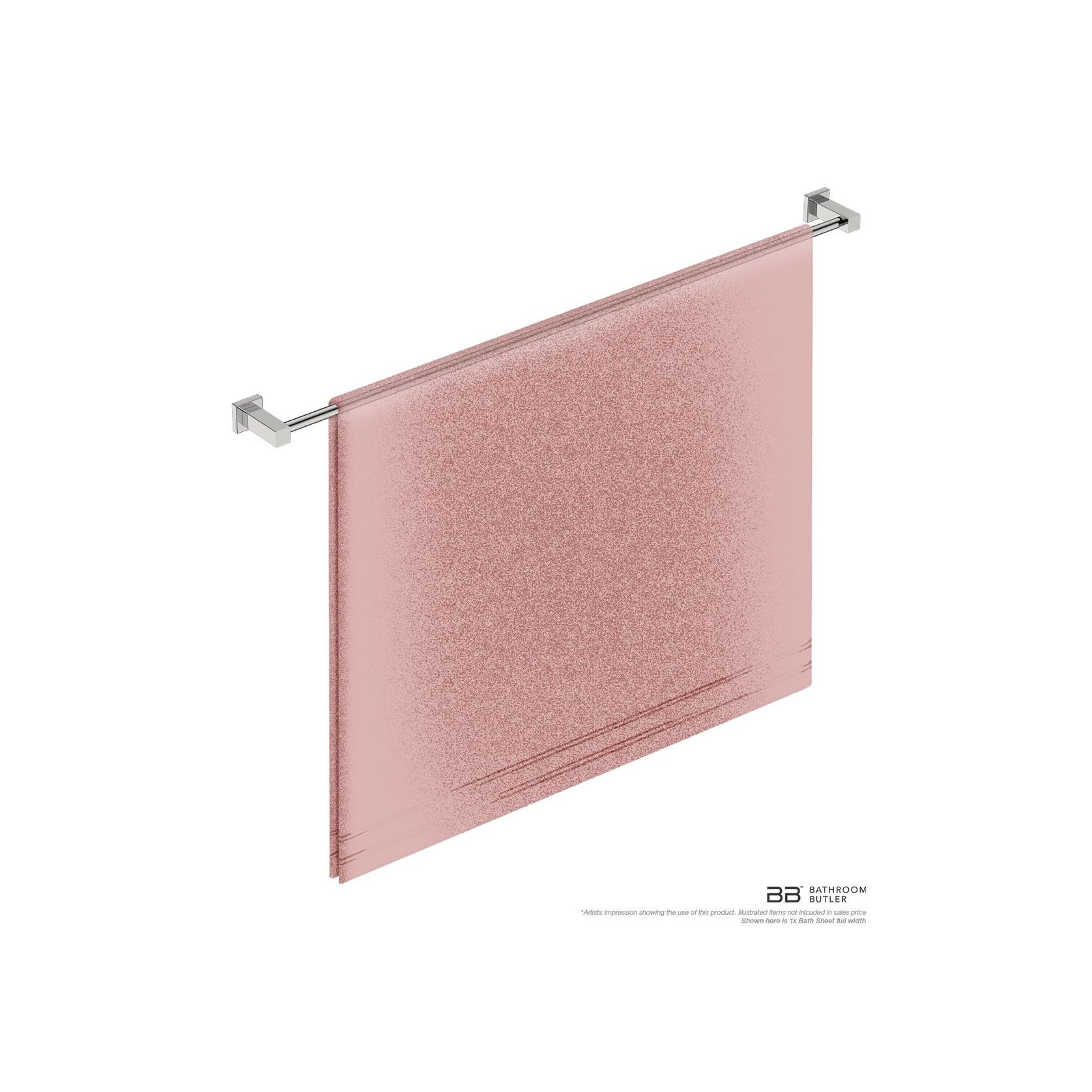 Single Towel Rail 1100mm - 8500 Series Number 8578 gallery detail image