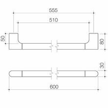Urbane II Universal Rail Straight 600mm gallery detail image