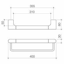 Urbane II Universal Towel Rail Set gallery detail image