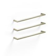 Zara 65 Heated Towel Rail Brushed Brass Organic gallery detail image