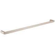 Rushy Single Towel Rail 800mm Brushed Nickel gallery detail image