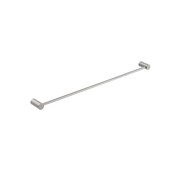 Caddence Single Towel Rail 800mm Brushed Nickel gallery detail image