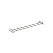 Caddence Double Towel Rail 600mm Brushed Nickel gallery detail image